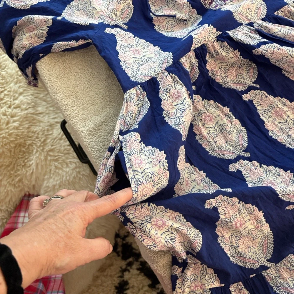 Matta NY beautiful Katia Dal tiered midi dress with great pockets - Picture 10 of 16